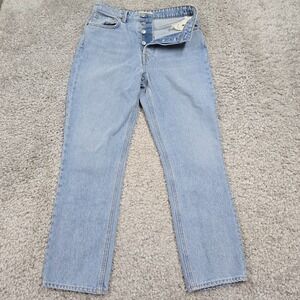 GRLFRND Womens Karolina High Rise Straight Crop Jeans Size 27 Minimal Capsule